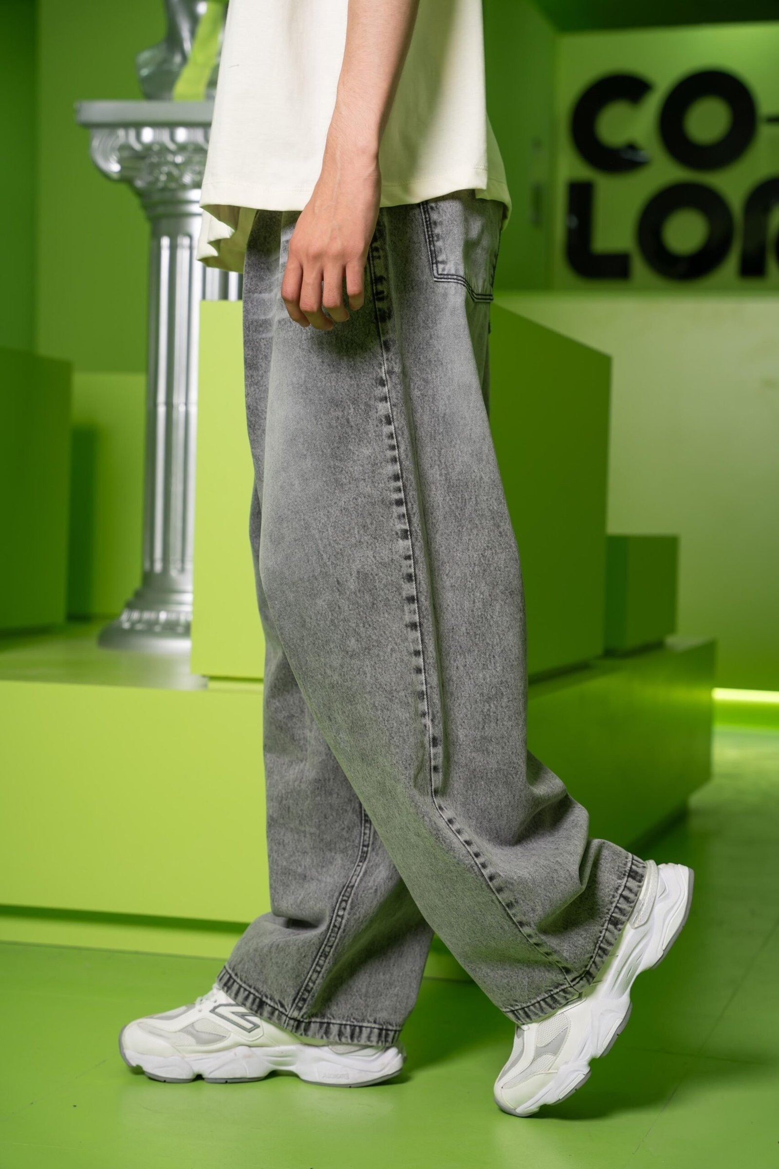 SÚPER BAGGY JEAN PLOMO